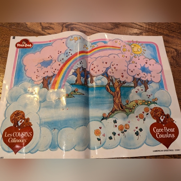 Vintage 1980s Care Bears & Care Bear Cousins Play-Doh Sets in 1 Box - Picture 5 of 9